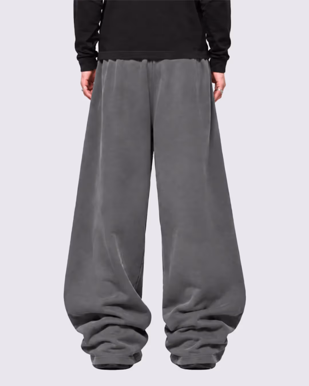 Mortal Dark Grey Baggy Pants image 8
