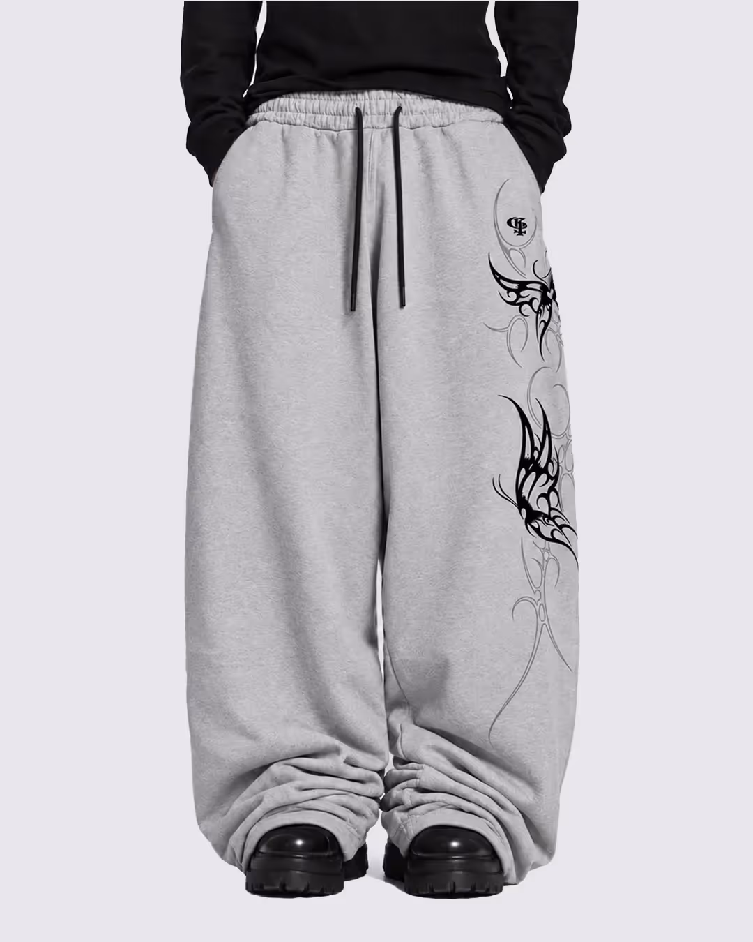 Moth Grey Baggy Pants image 2