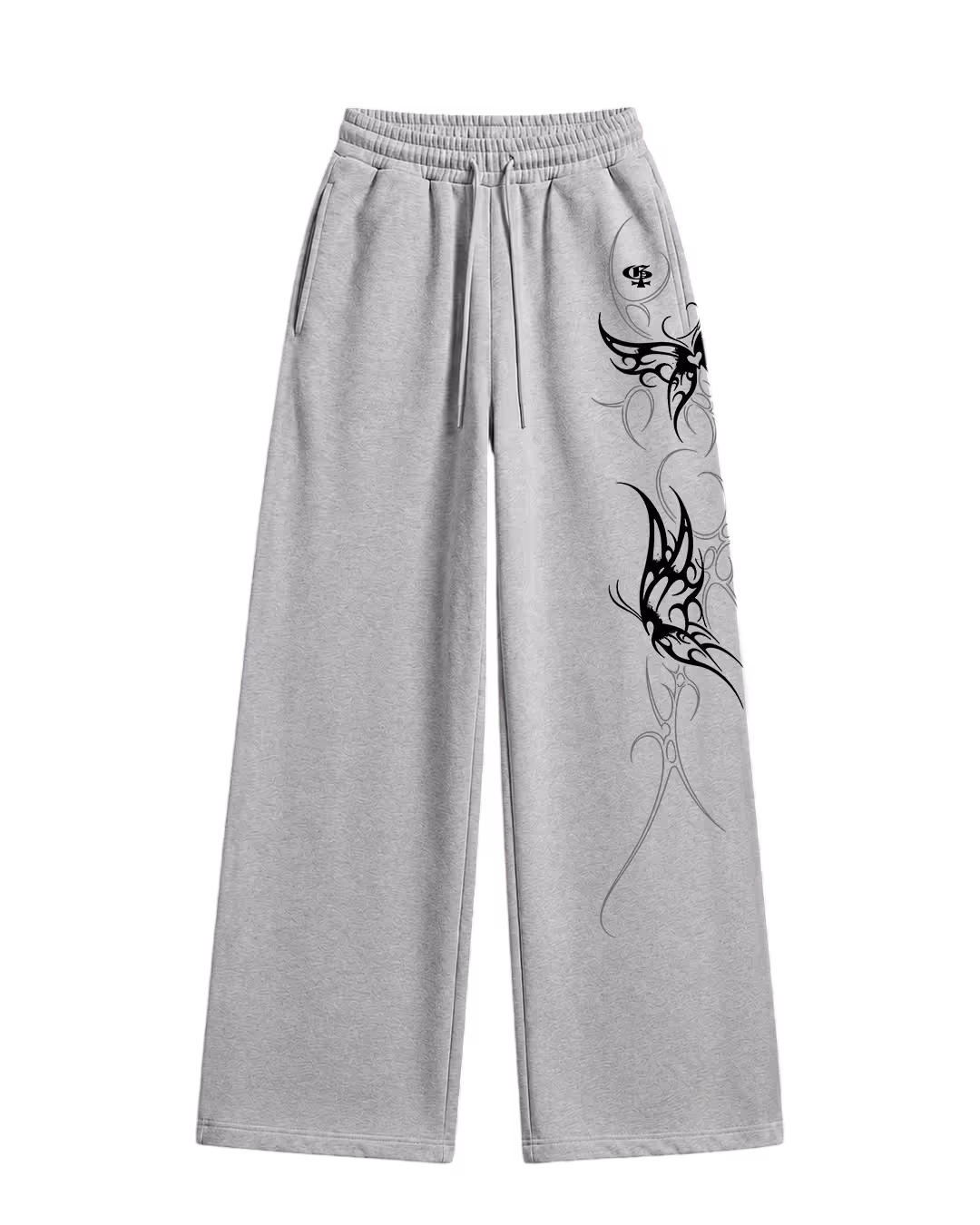 Moth Grey Baggy Pants image 8