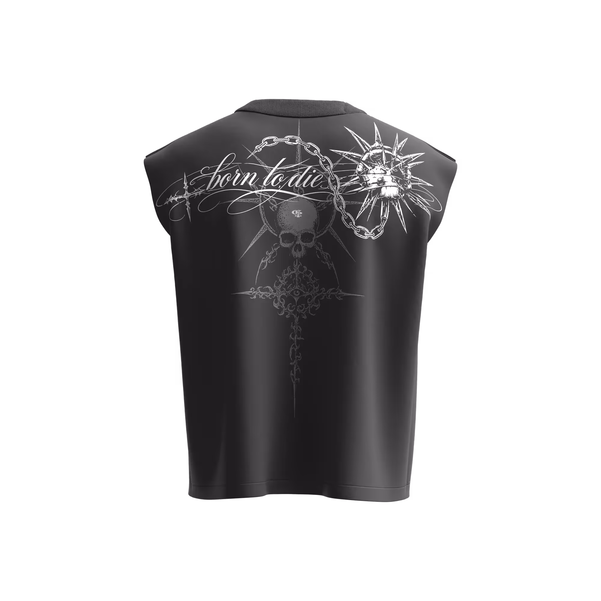 Mrityu Dark Grey Vest image 2