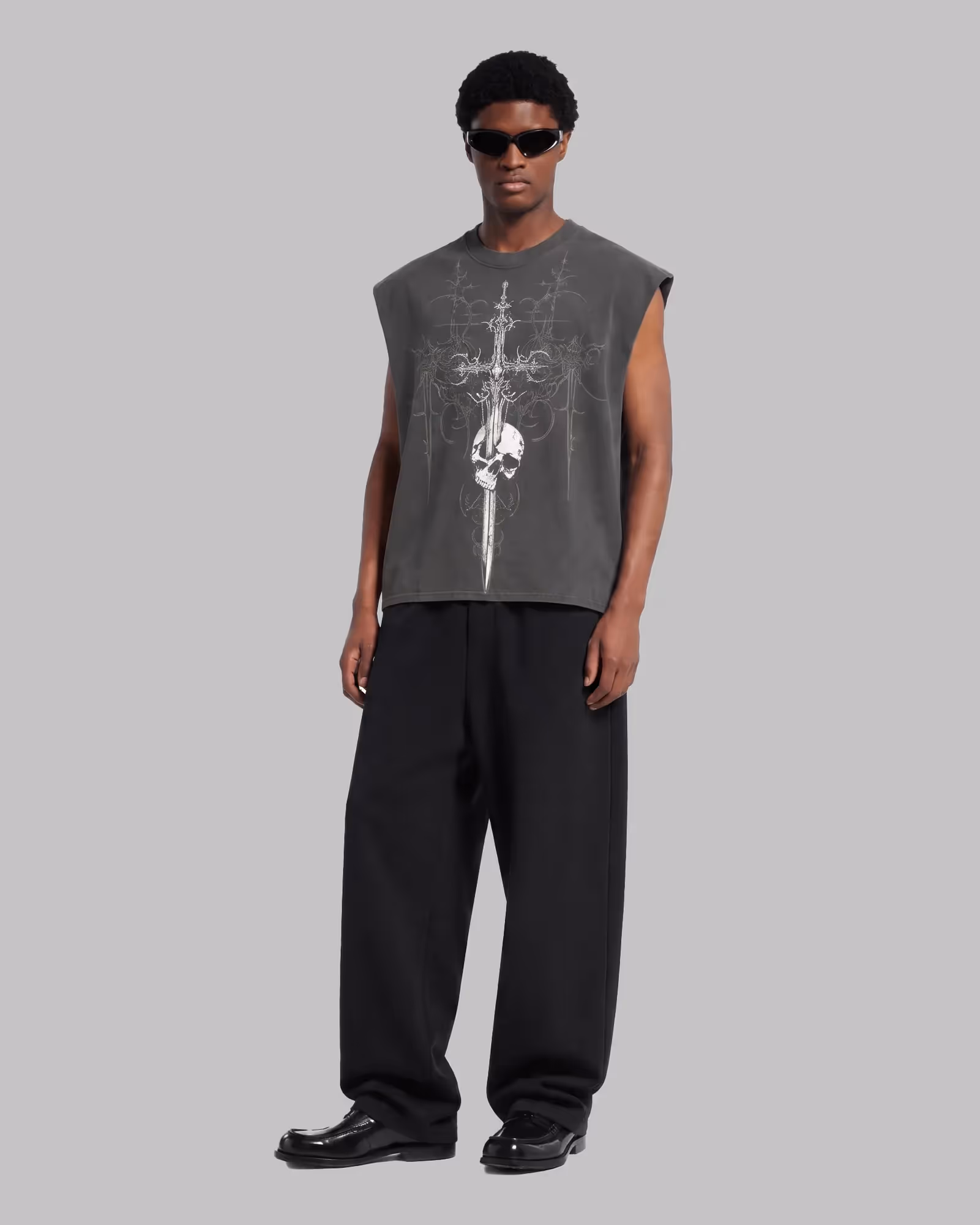 Mrityu Dark Grey Vest image 5