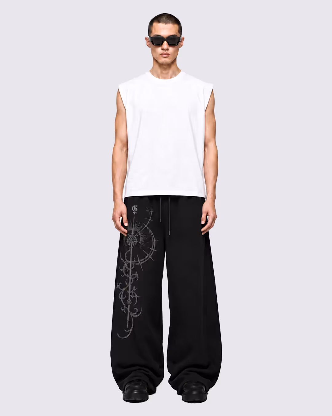Mystic Black Baggy Pants  image 5