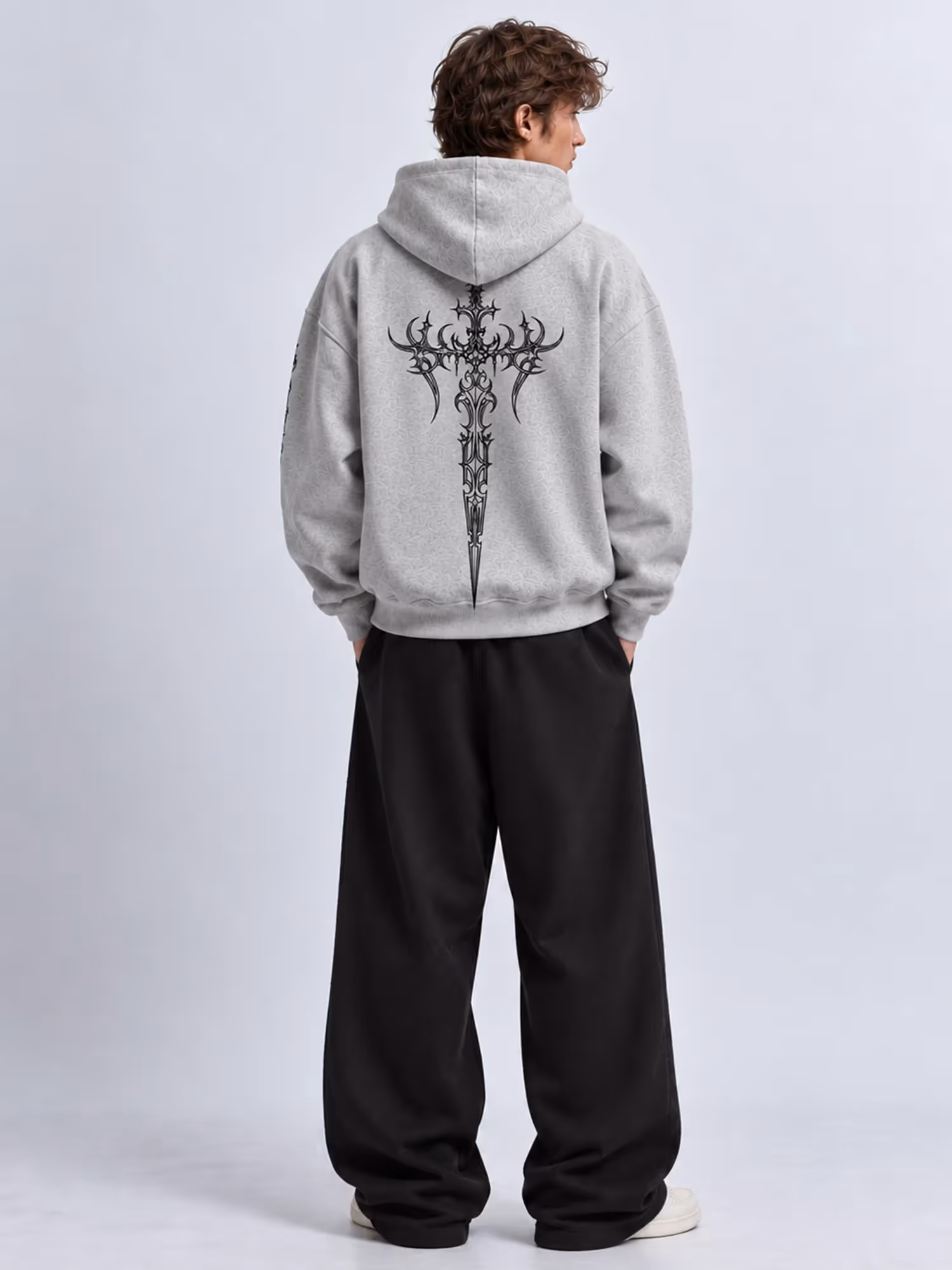 Nexus Melange Boxy Hoodie image 11
