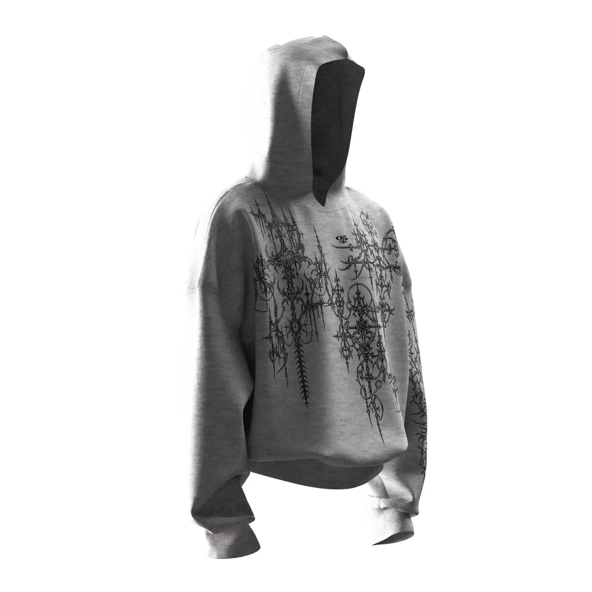 Nexus Melange Boxy Hoodie image 2