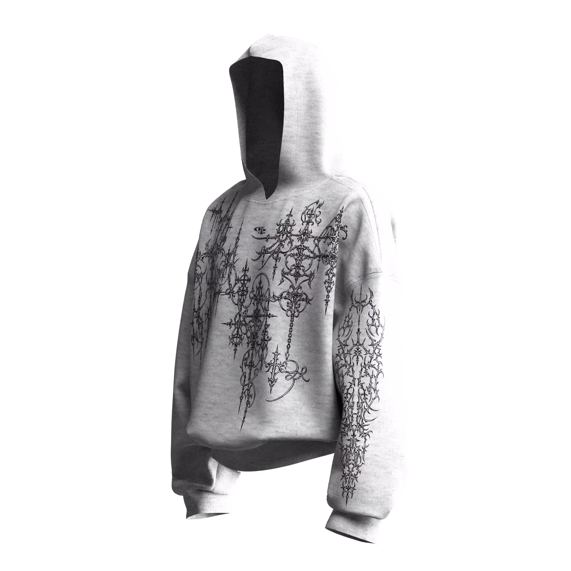 Nexus Melange Boxy Hoodie image 3