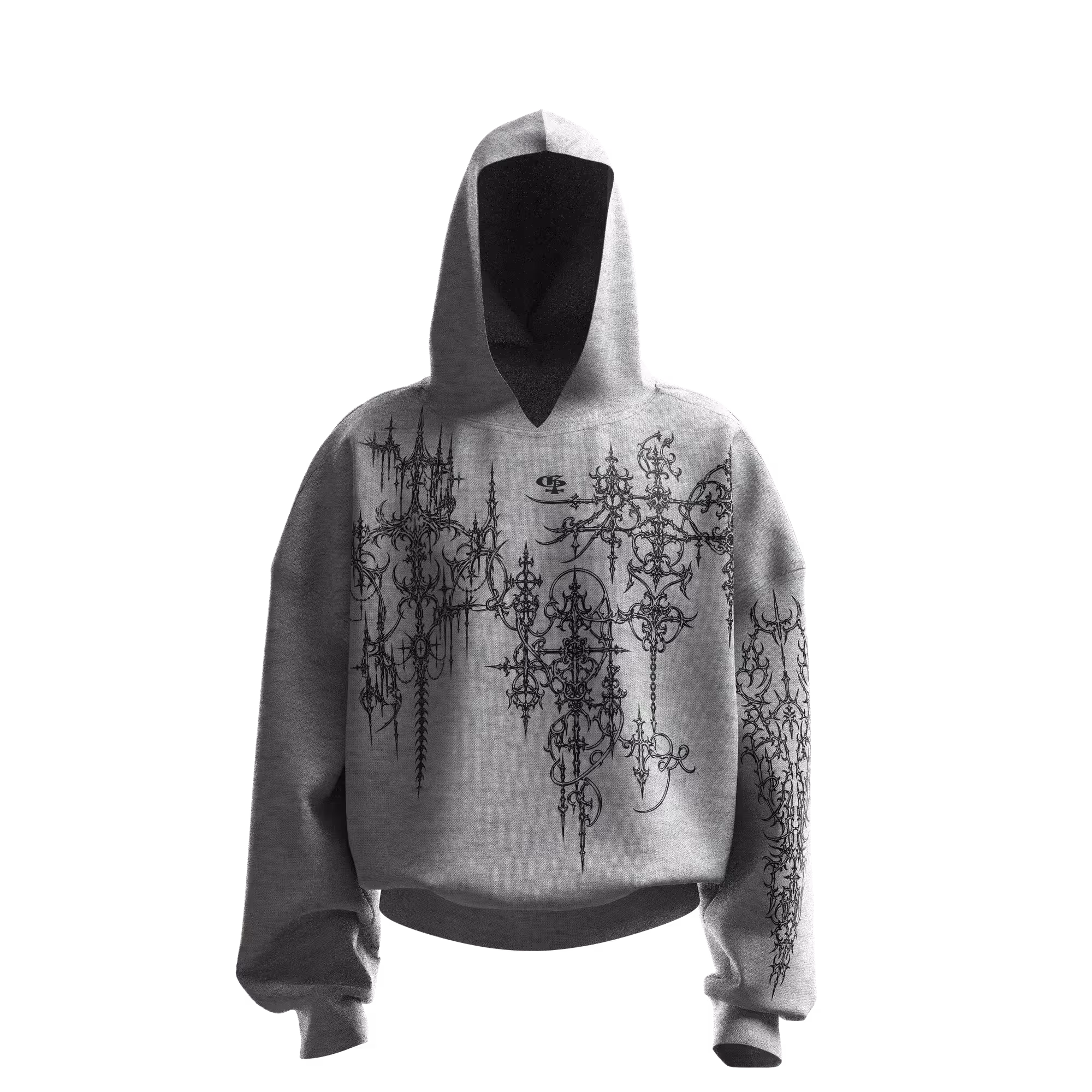 Nexus Melange Boxy Hoodie image 4