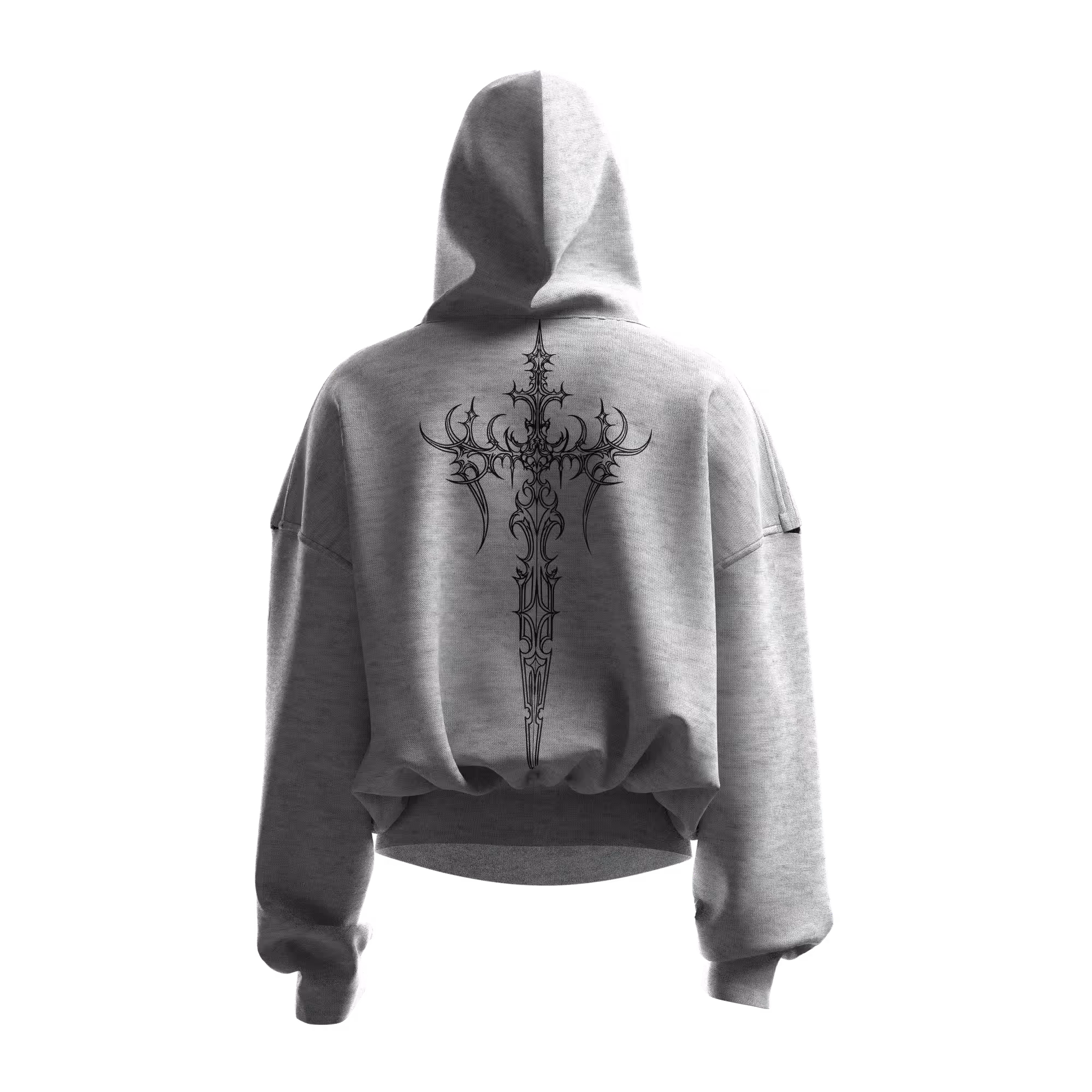 Nexus Melange Boxy Hoodie image 5