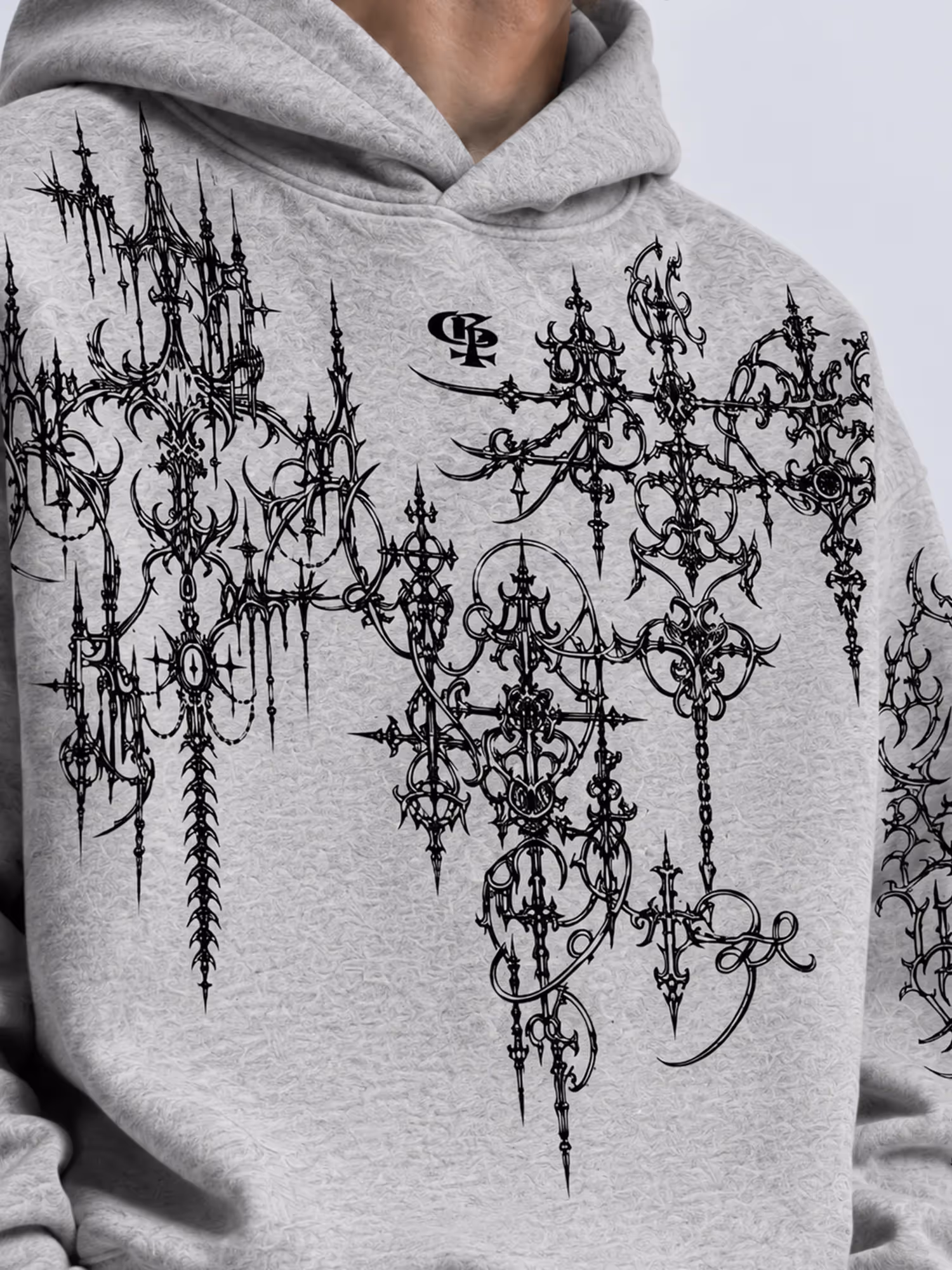 Nexus Melange Boxy Hoodie image 6