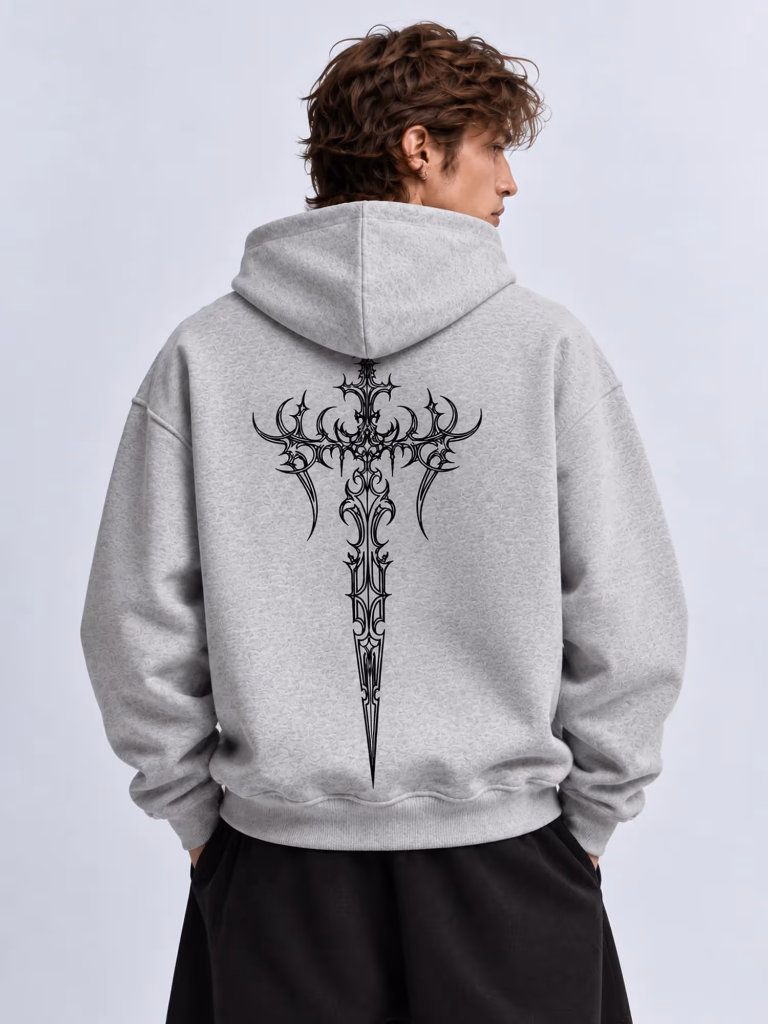 Nexus Melange Boxy Hoodie image 9