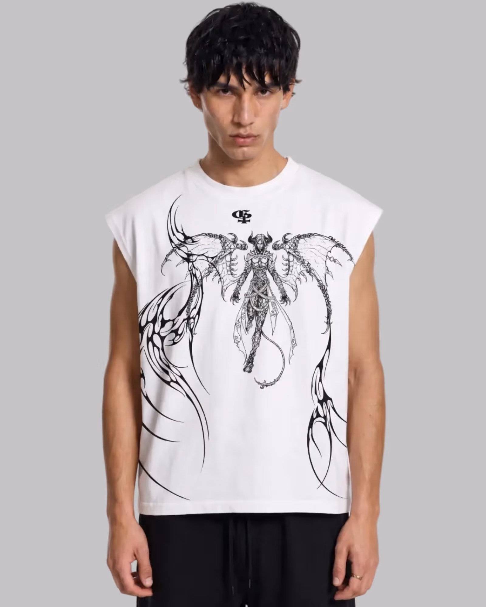 Noctra White Vest image 2