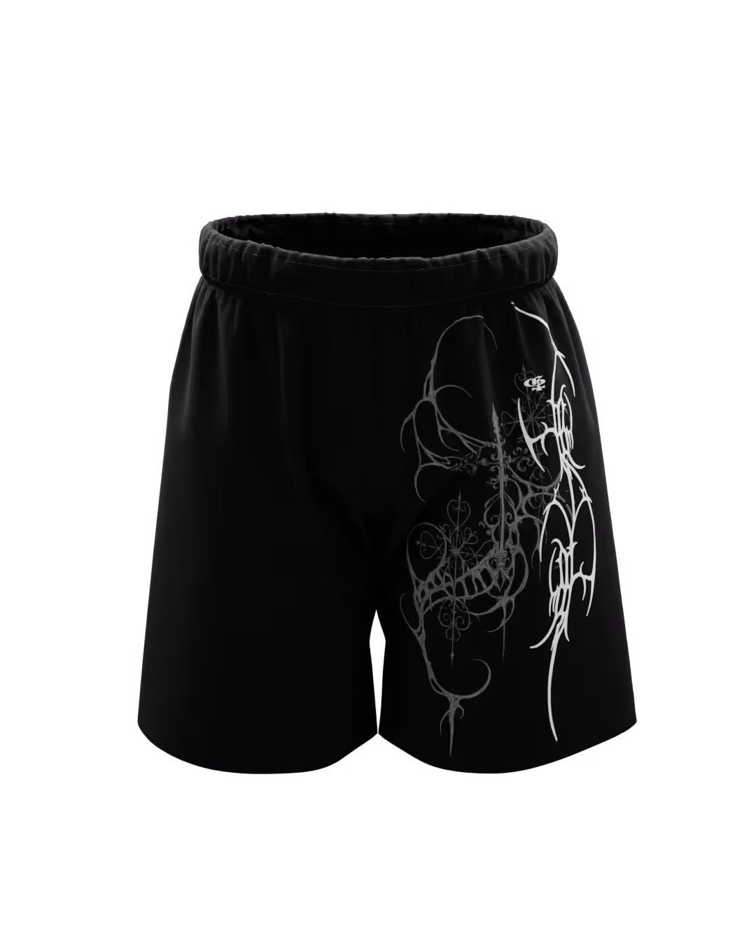 Nova Black Unisex Shorts image 1