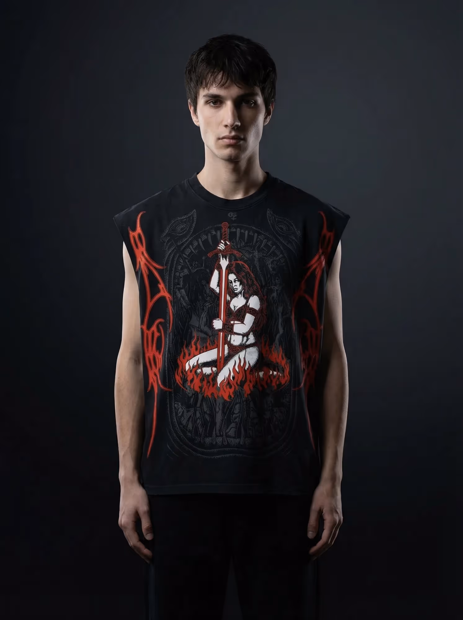 Nyra Black Vest image 2