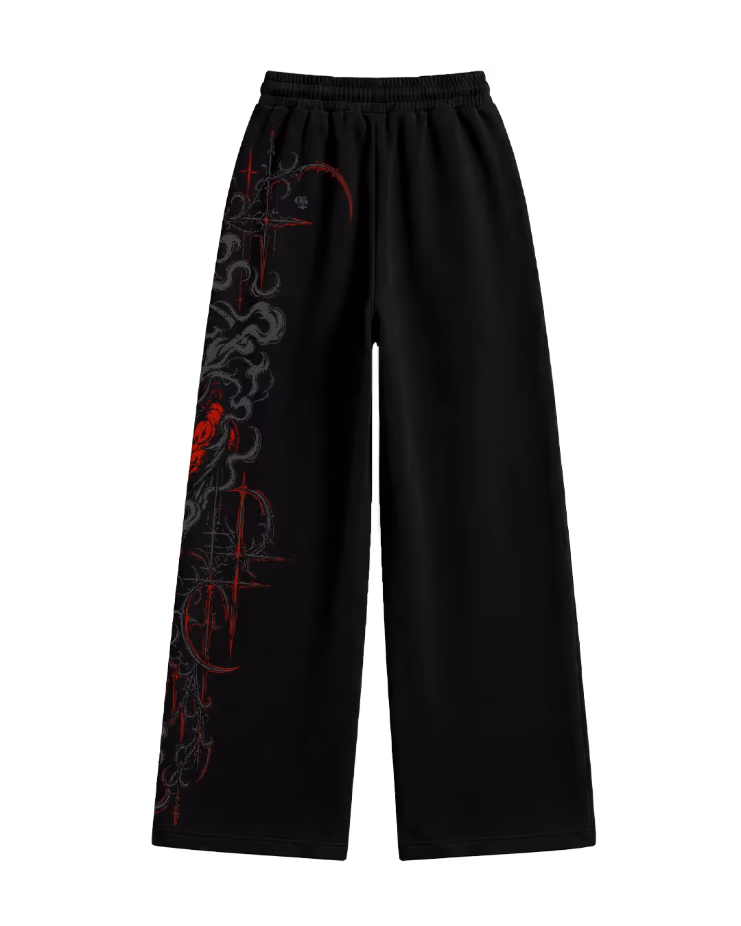 Onigiri Black Baggy Pants image 10