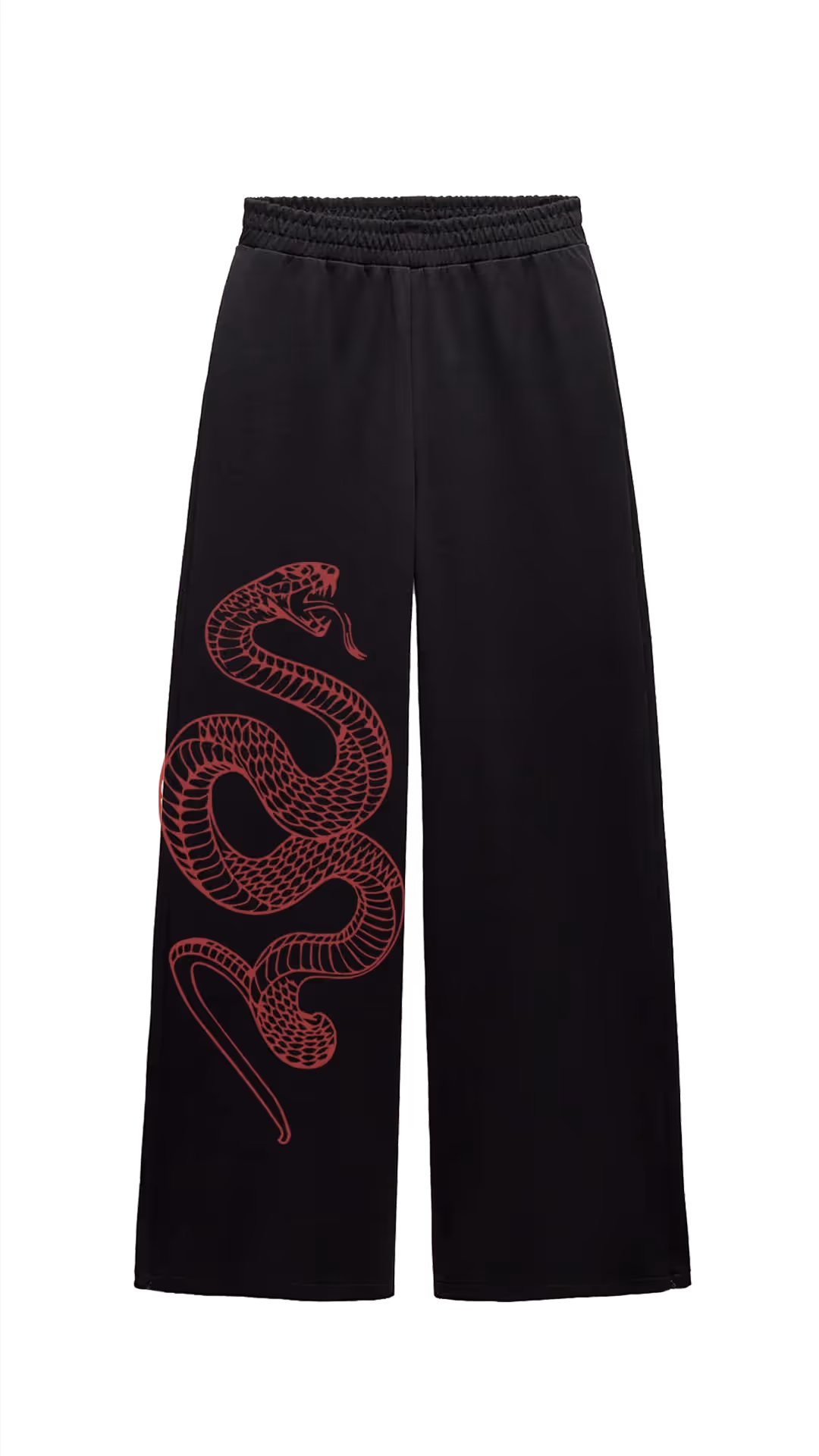 Pythonic Black Baggy Pants image 2