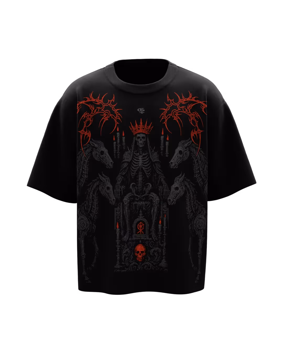 Rakt Black Boxy Oversized Tshirt image 1