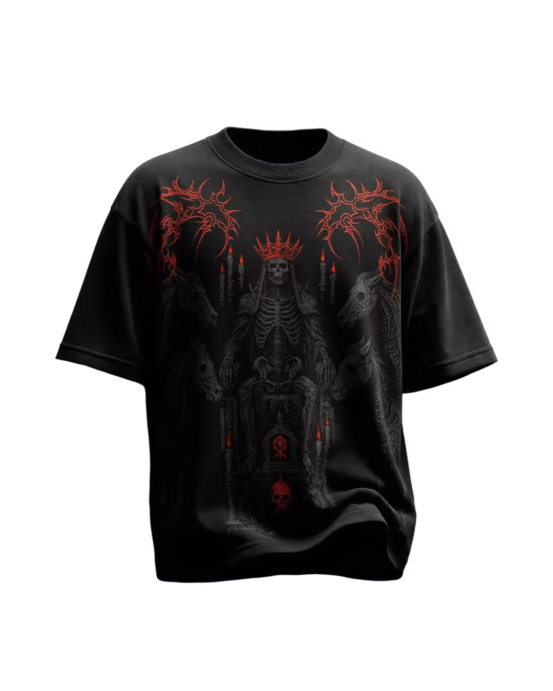 Rakt Black Boxy Oversized Tshirt image 3