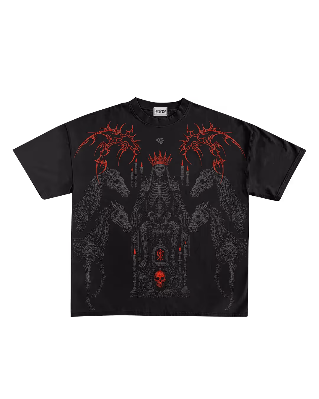 Rakt Black Boxy Oversized Tshirt image 4