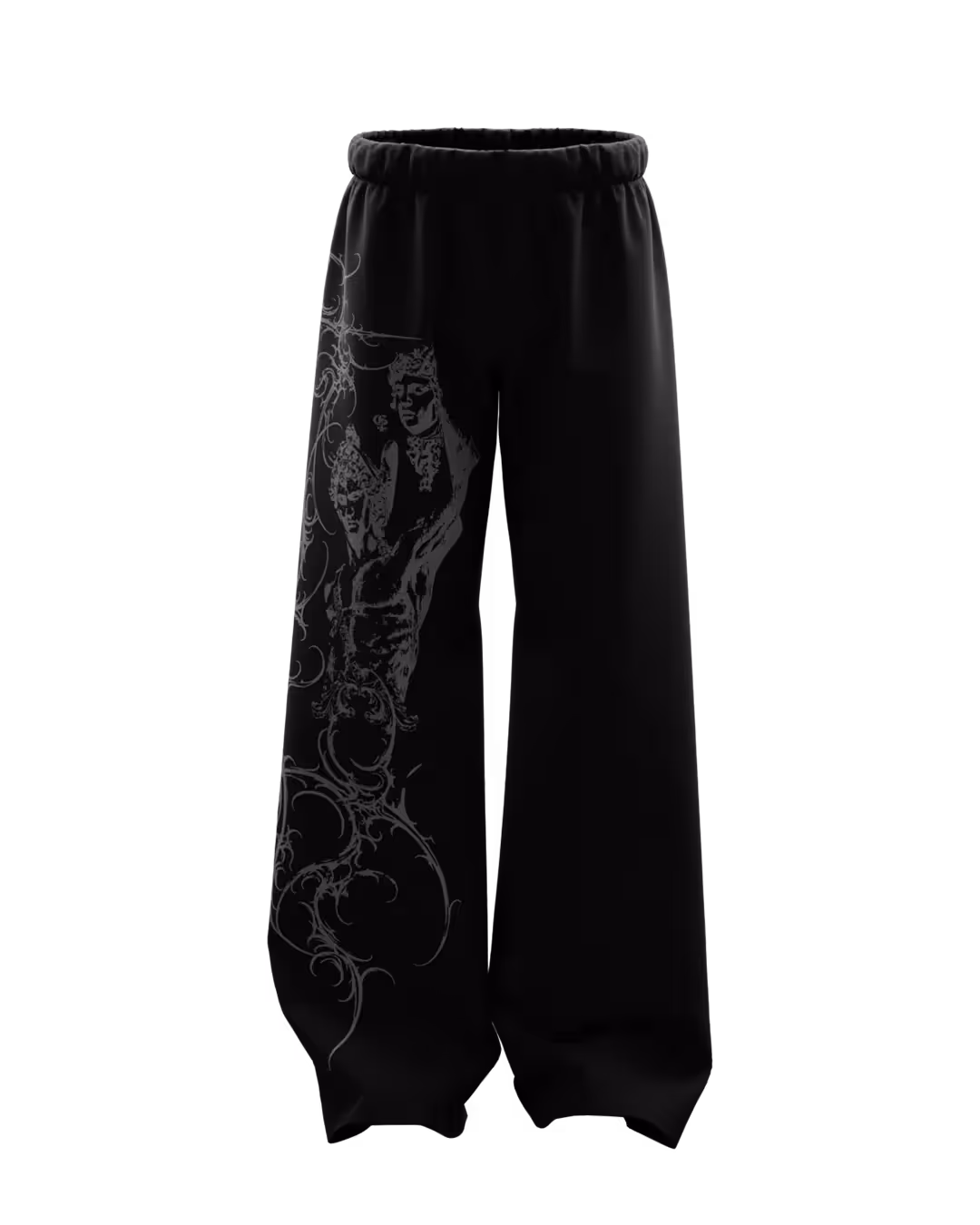 Revenge Black Baggy Pants image 1