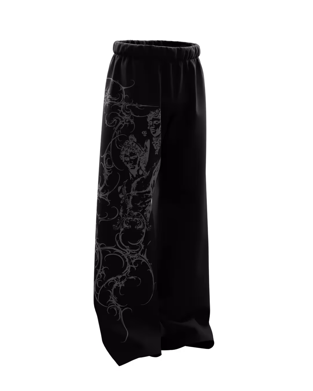 Revenge Black Baggy Pants image 2