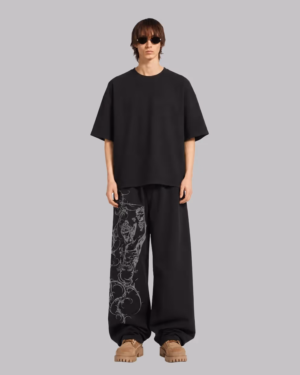Revenge Black Baggy Pants image 5