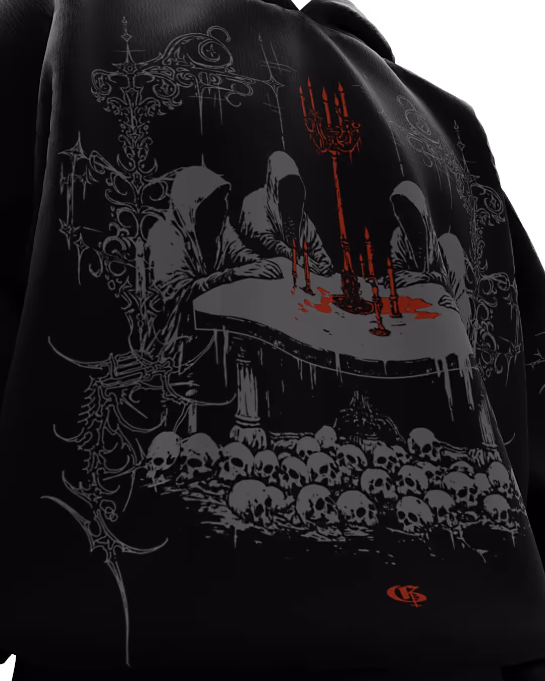 Ritual Black Boxy Oversized Hoodie image 4