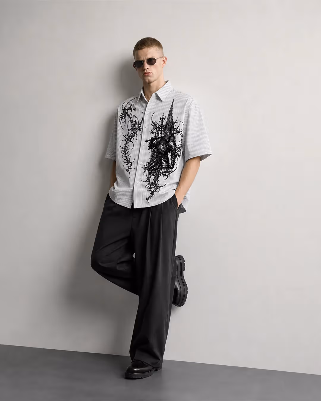 Sanctum Grey Boxy Shirt image 4