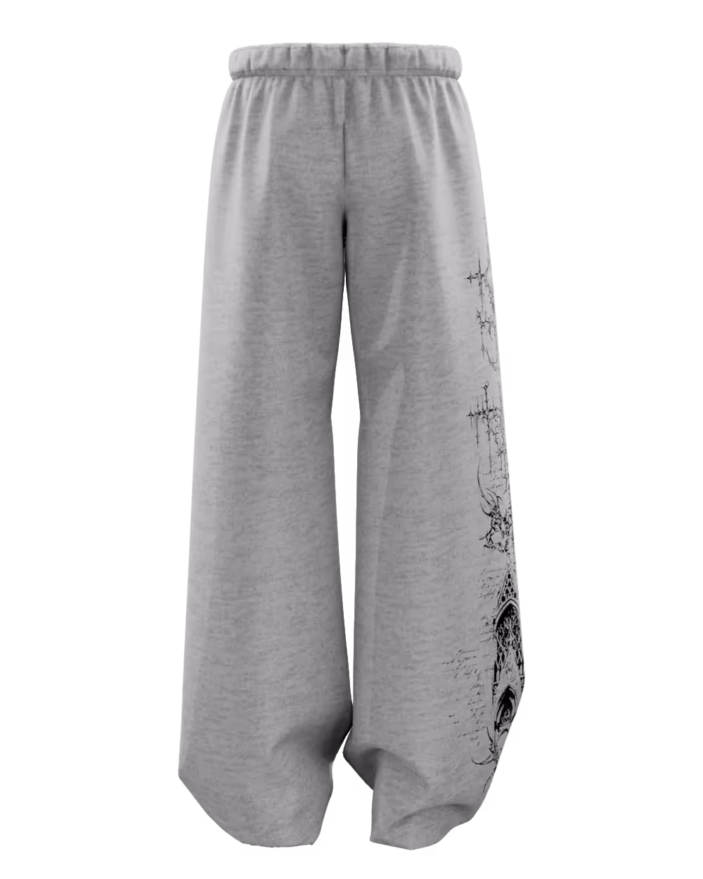 Scripture Grey Baggy Pants image 4