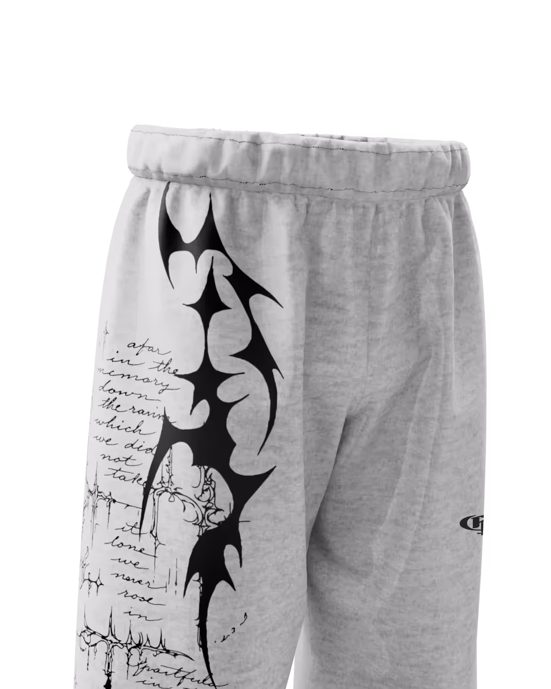 Scripture Grey Baggy Pants image 7
