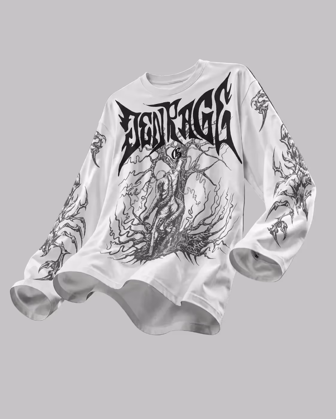 Skullsplit White Full Sleeves image 5