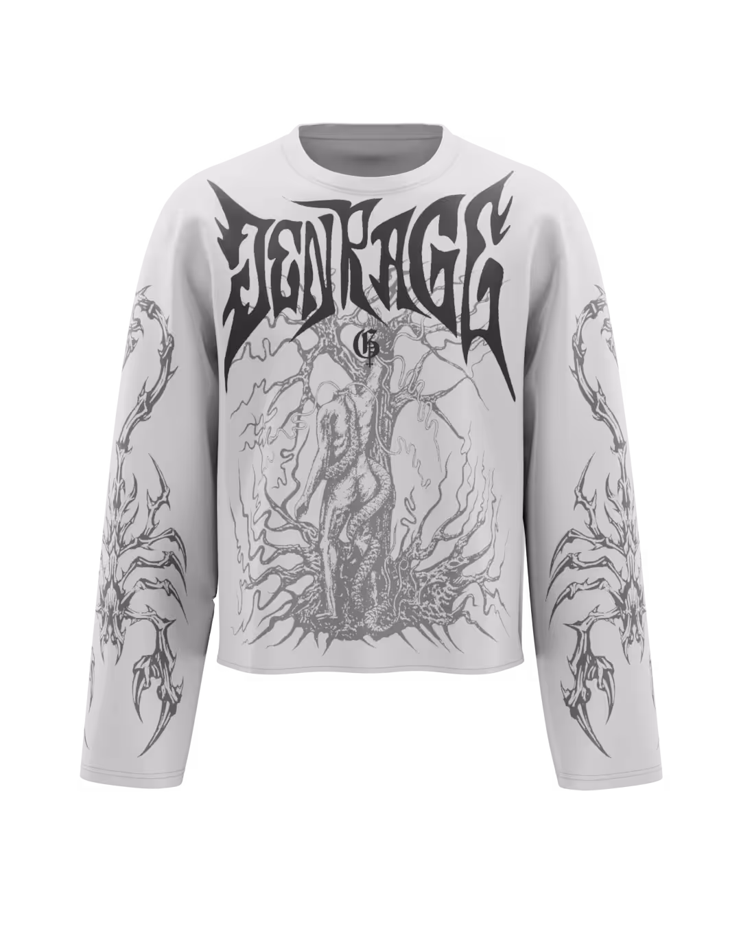 Skullsplit White Full Sleeves image 6