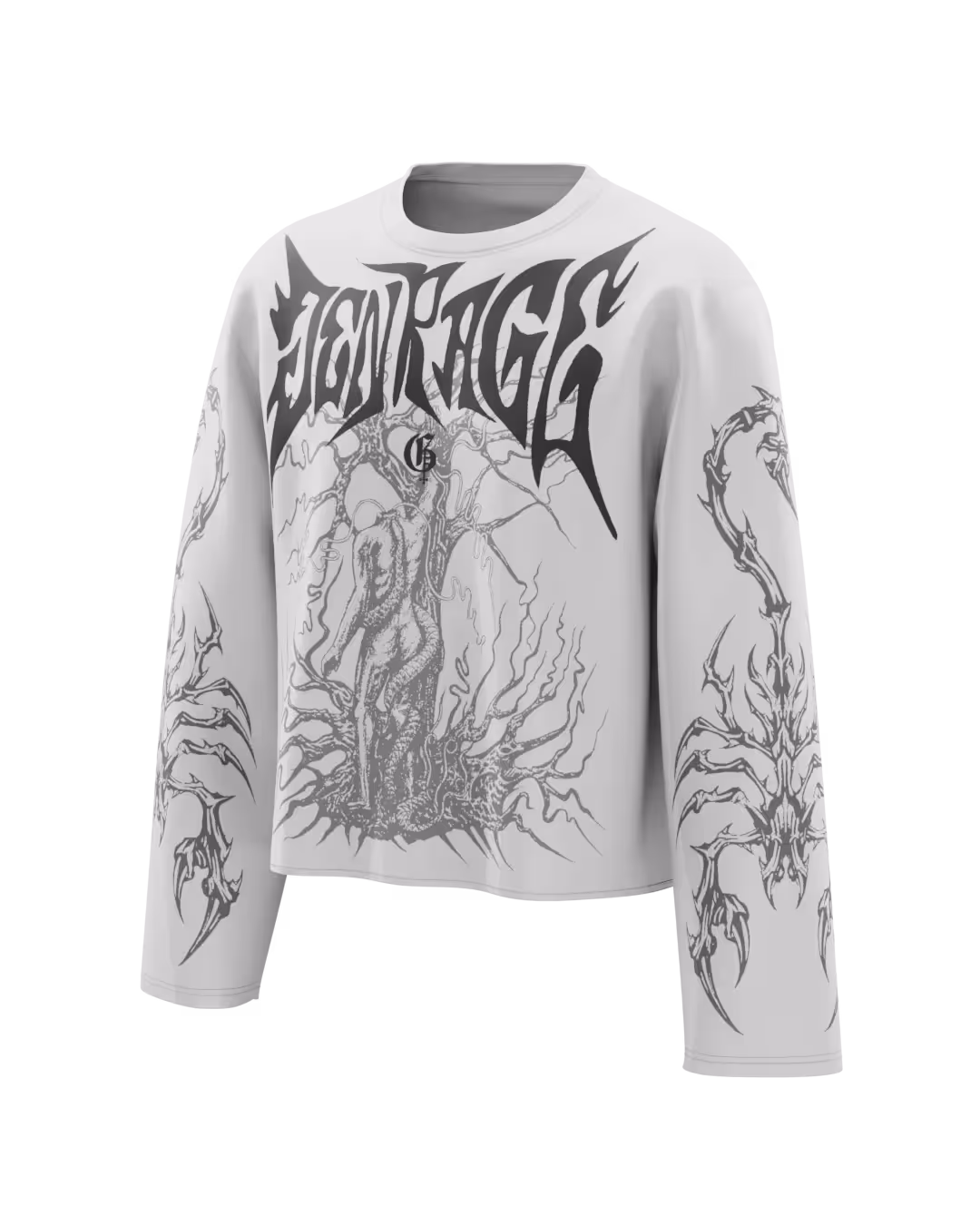Skullsplit White Full Sleeves image 7