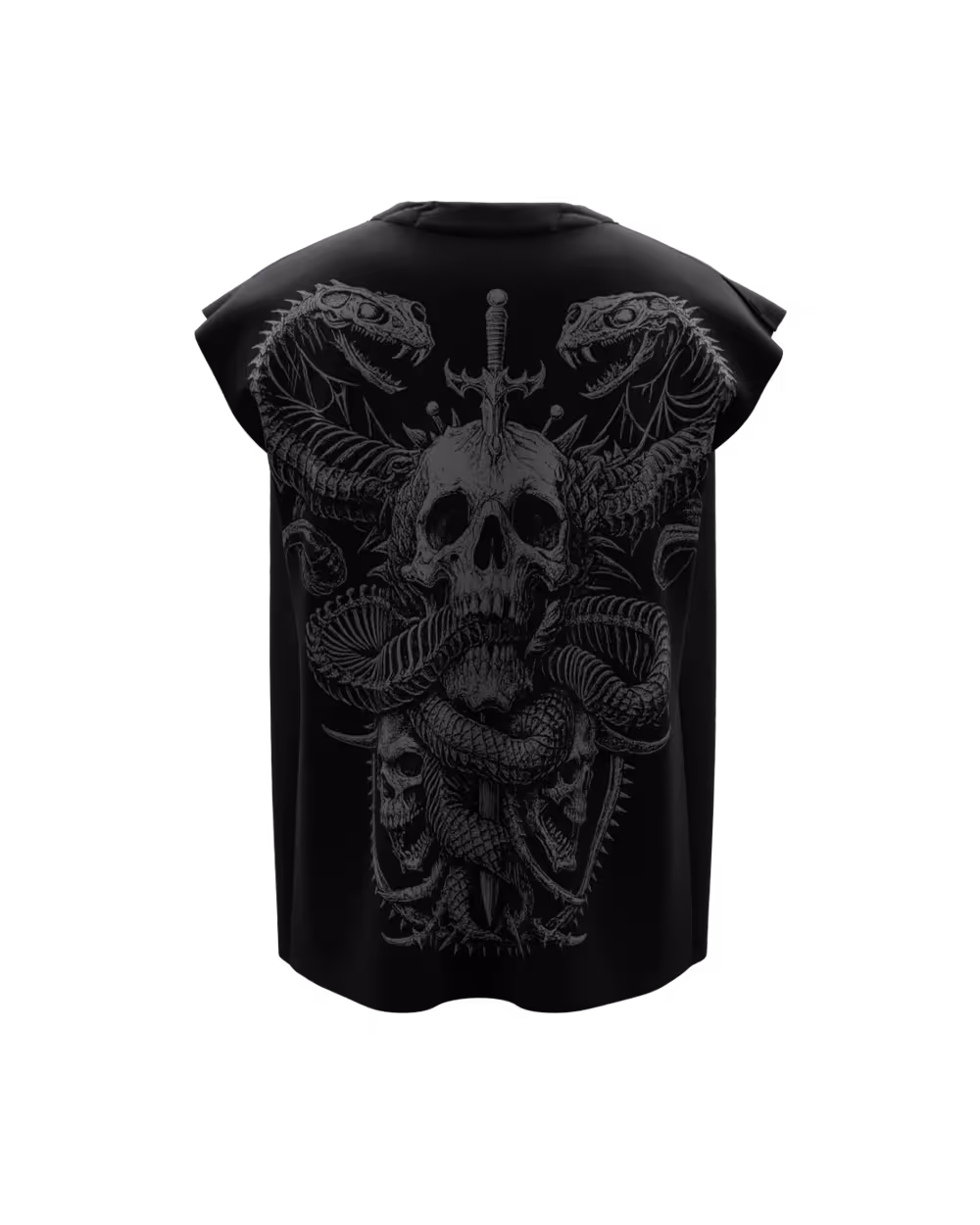 Slither Black Vest image 2