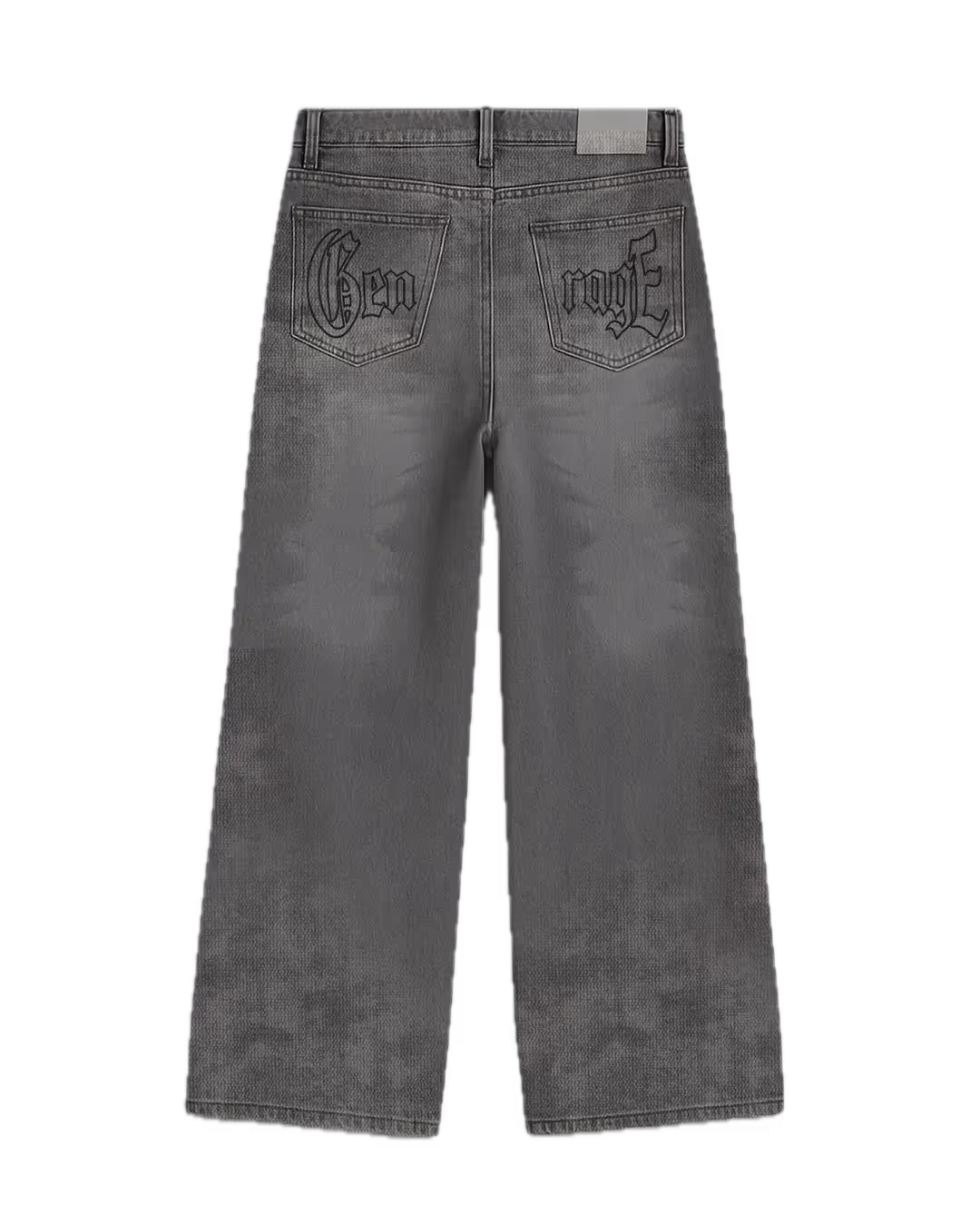 Smack Grey Washed Baggy Jeans image 1