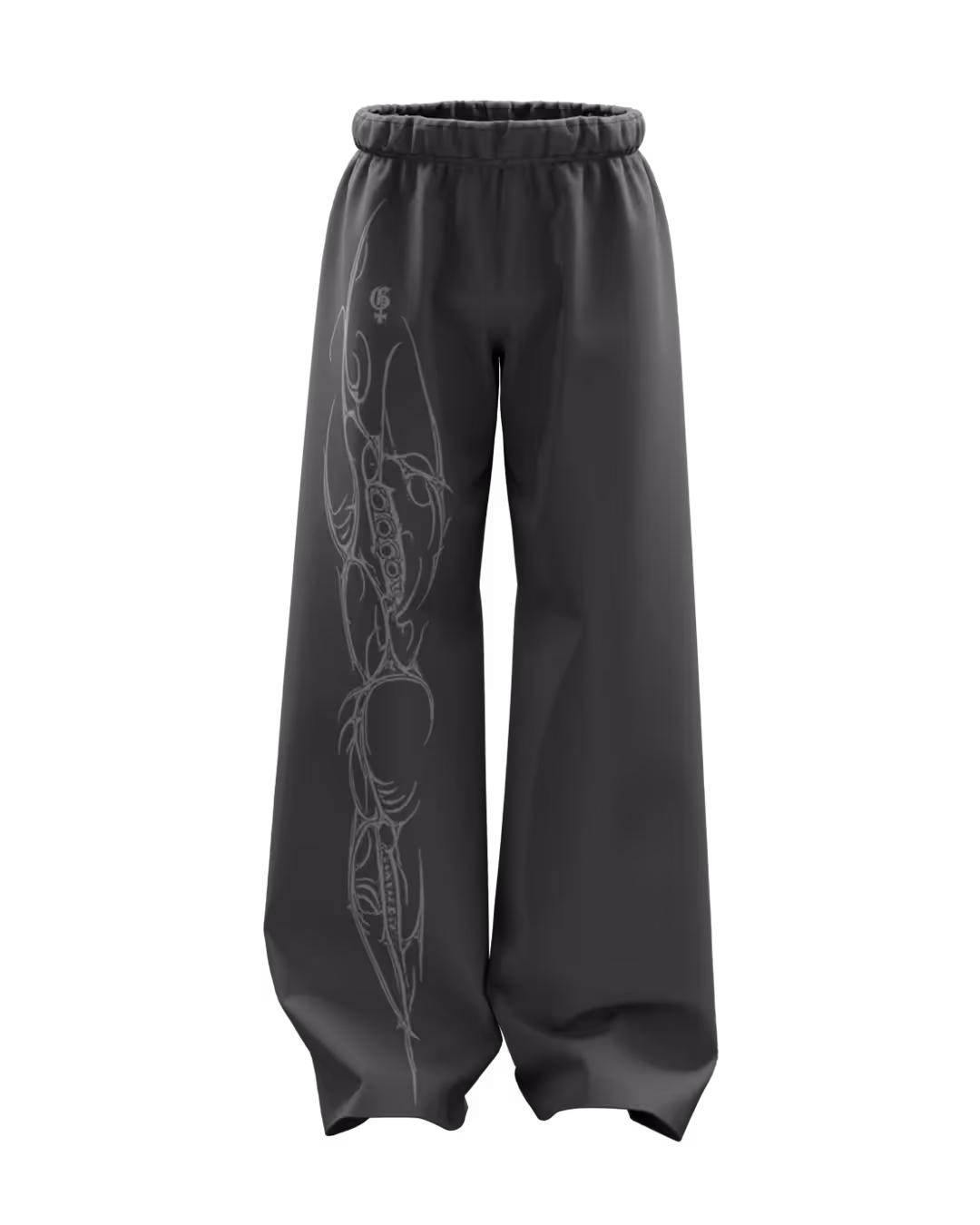 Strix Dark Grey Baggy Pants image 1