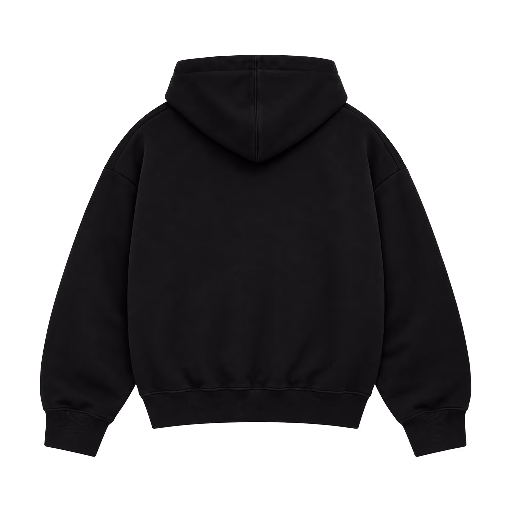 Thesis Black Zipper Hoodie image 12