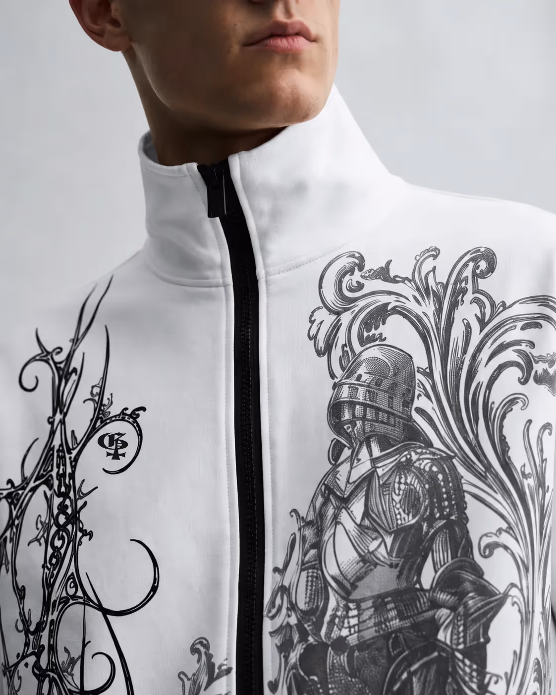 Trench White Boxy Jacket image 7
