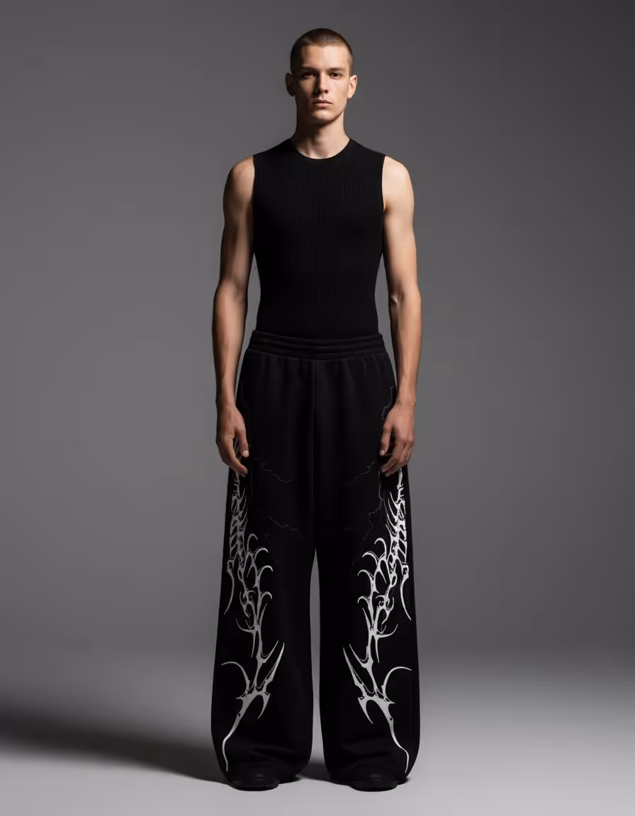 Typhoon Black Baggy Pants  image 3