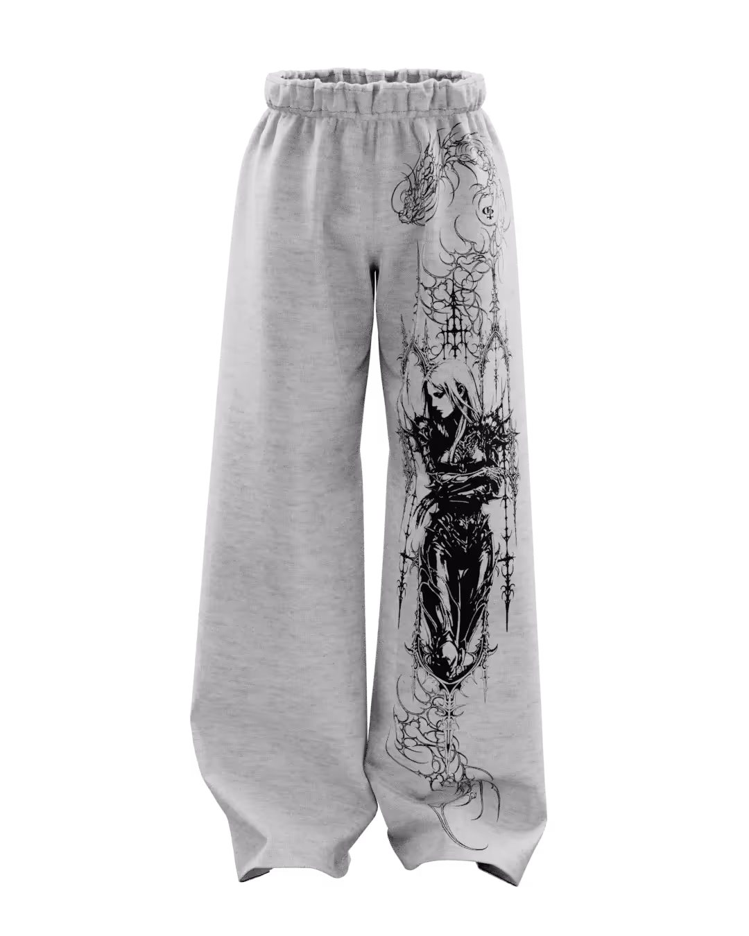 Valkyrie Grey Baggy Pants image 1