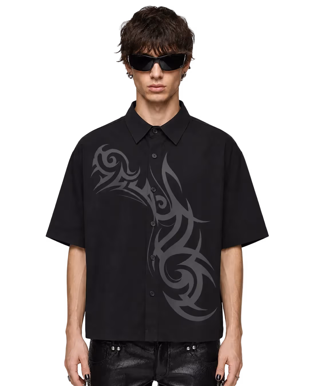 Vanta Black Boxy Shirt image 1