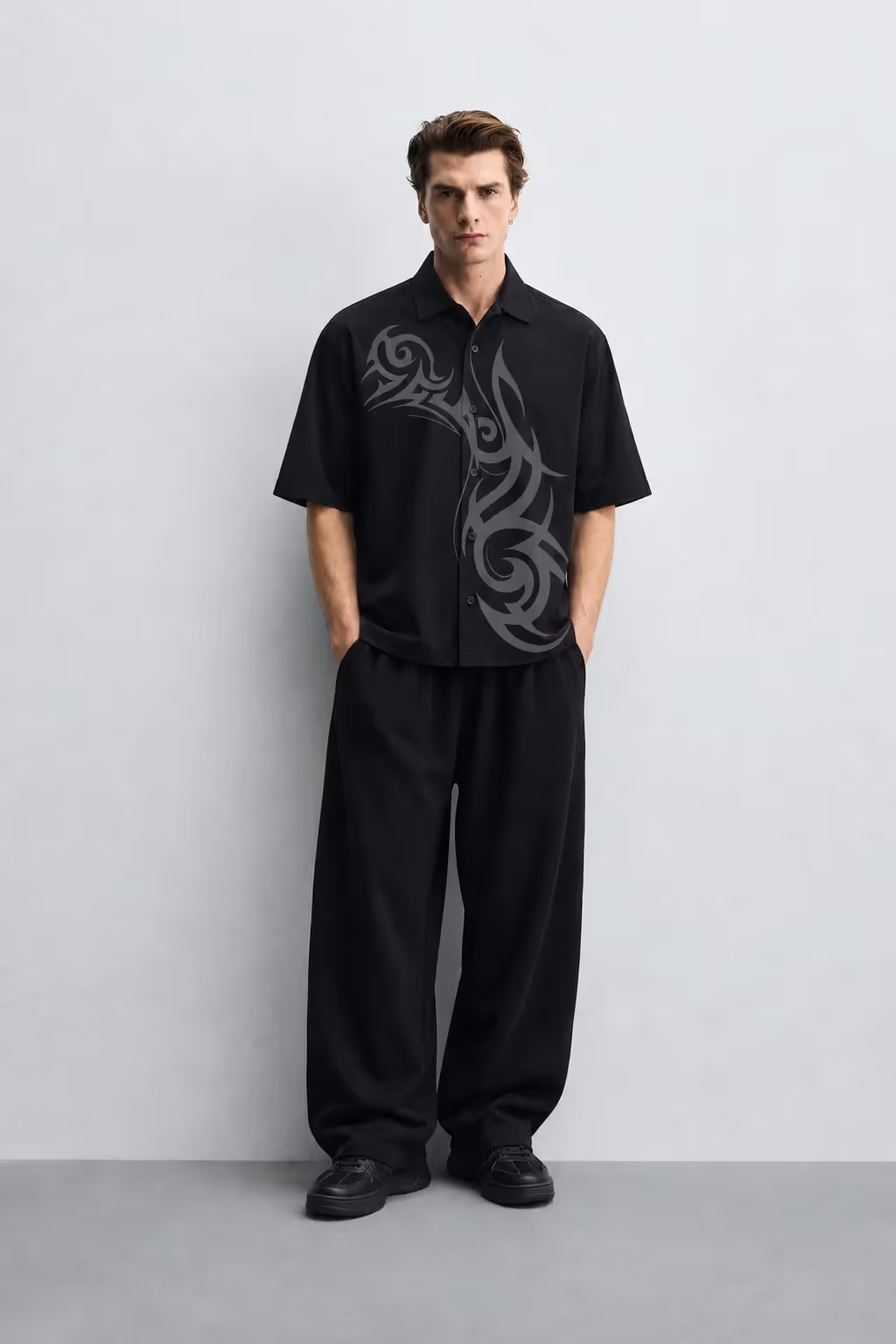 Vanta Black Boxy Shirt image 4
