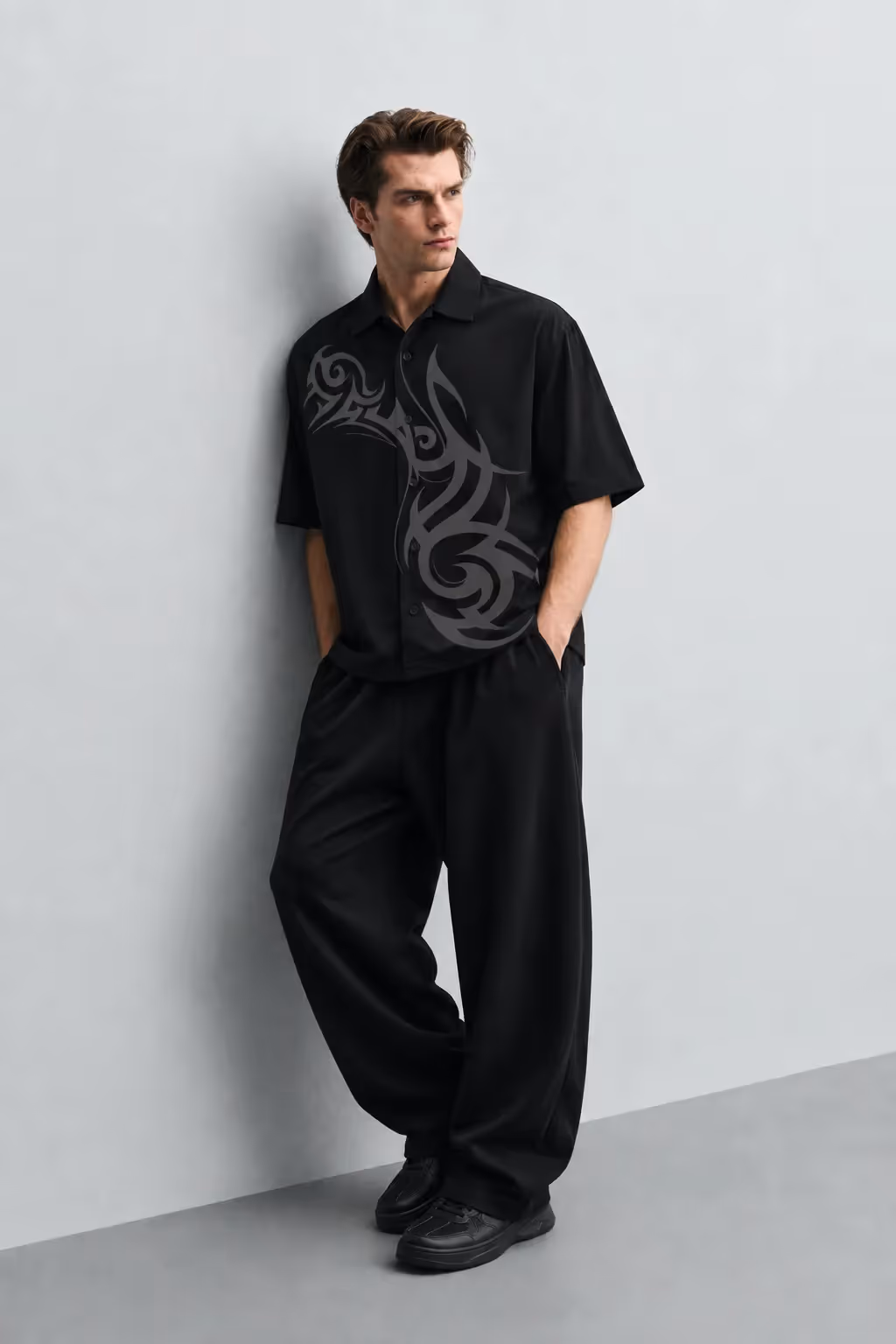 Vanta Black Boxy Shirt image 5