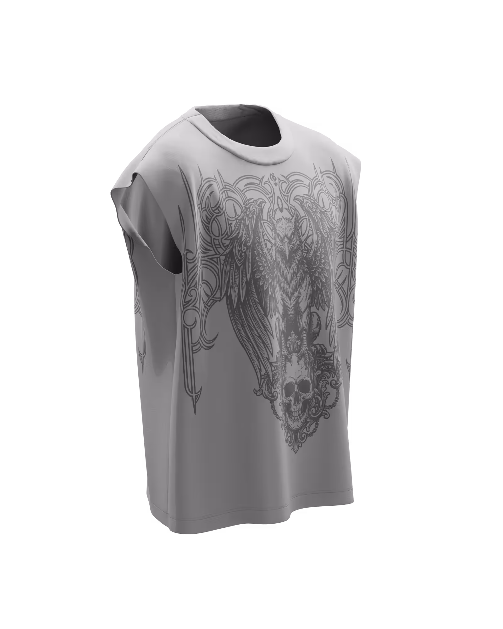 Vicious Grey Vest  image 2