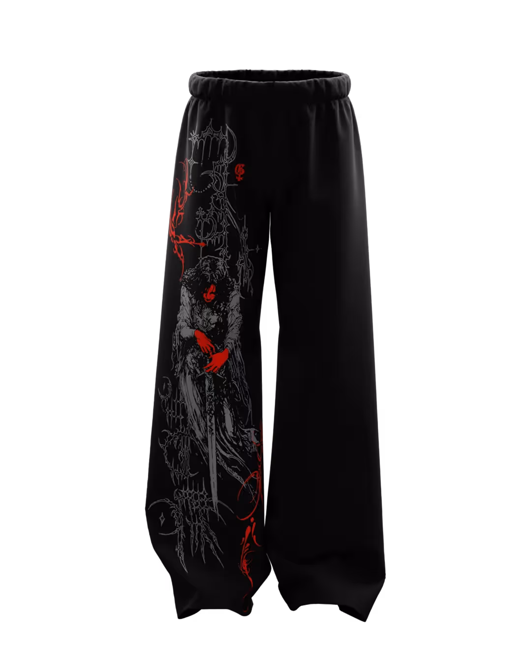 Void Black Baggy Pants image 1