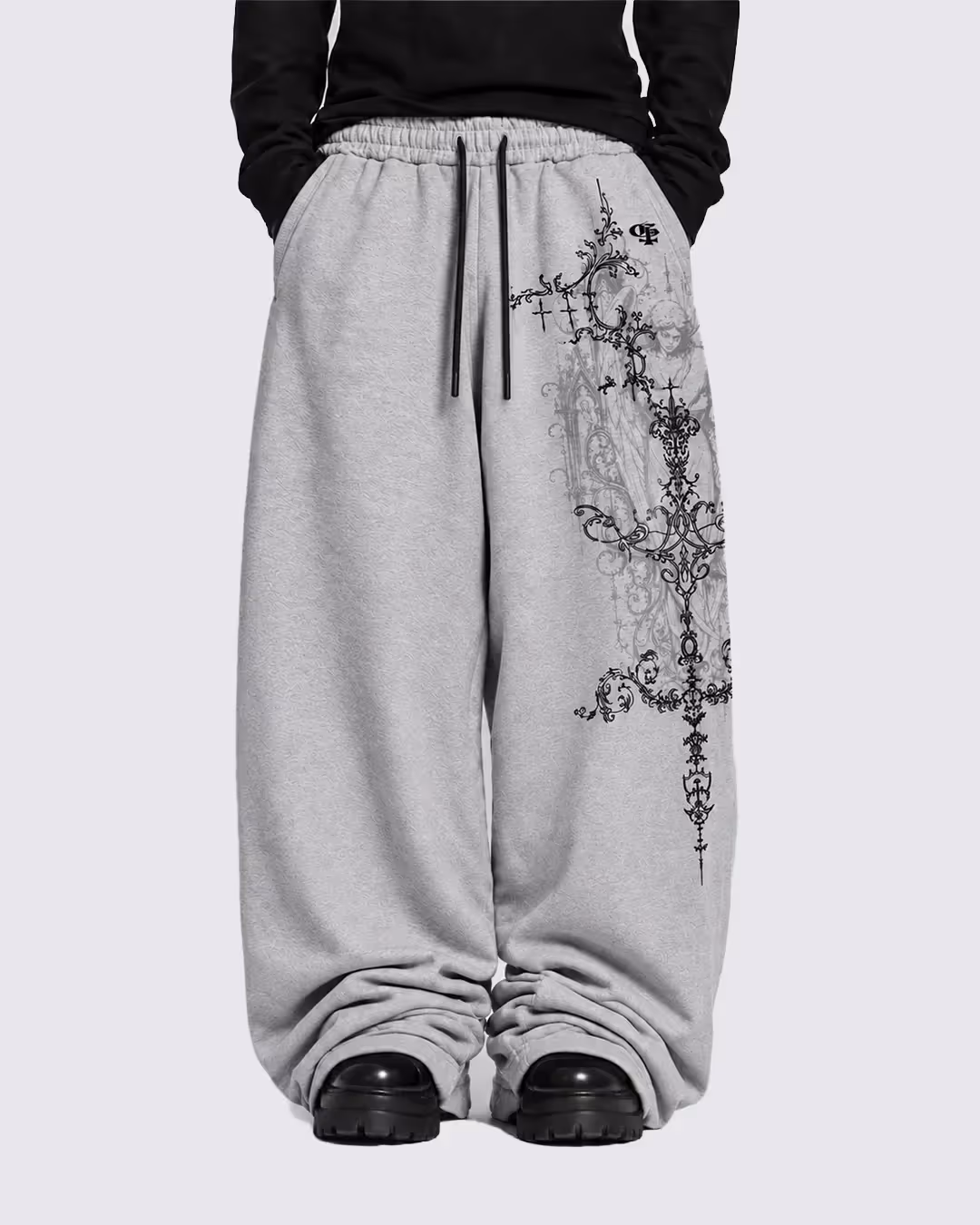 Wither Grey Baggy Pants image 2