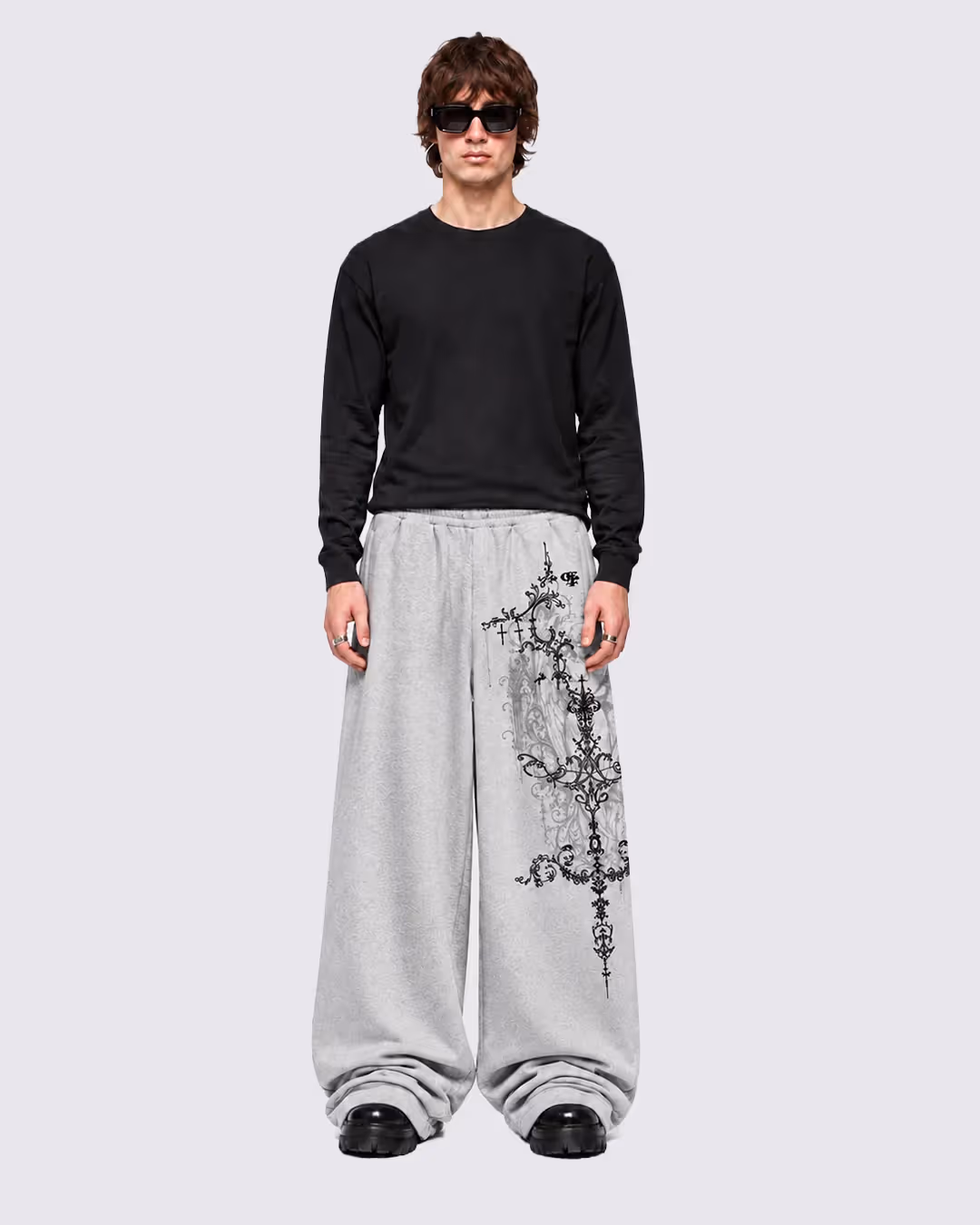 Wither Grey Baggy Pants image 3