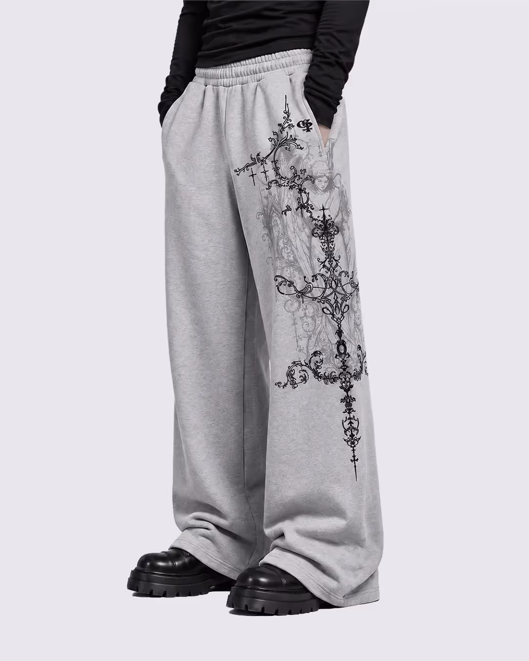 Wither Grey Baggy Pants image 5