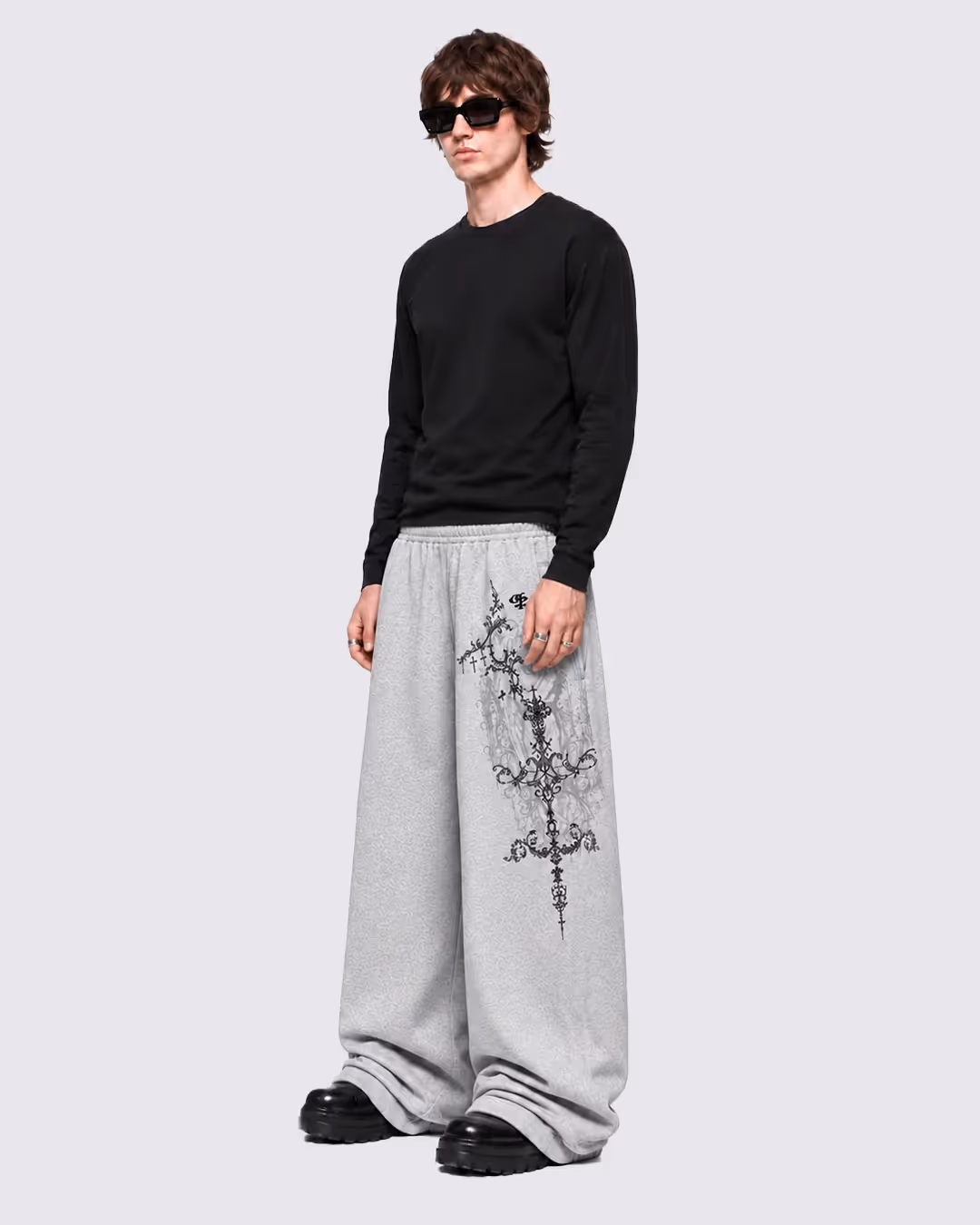 Wither Grey Baggy Pants image 6