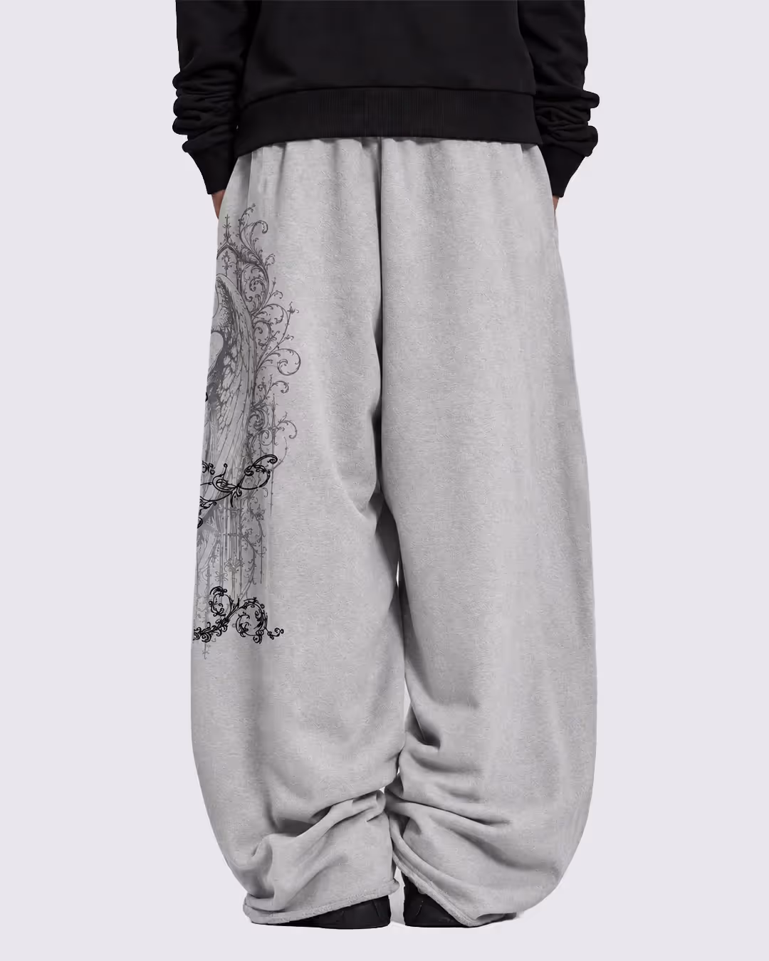 Wither Grey Baggy Pants image 7