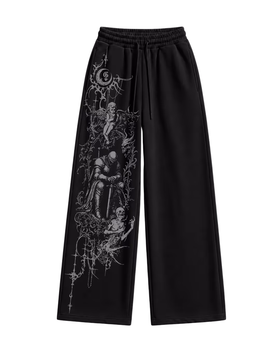 Wraeth Black Baggy Pants image 4