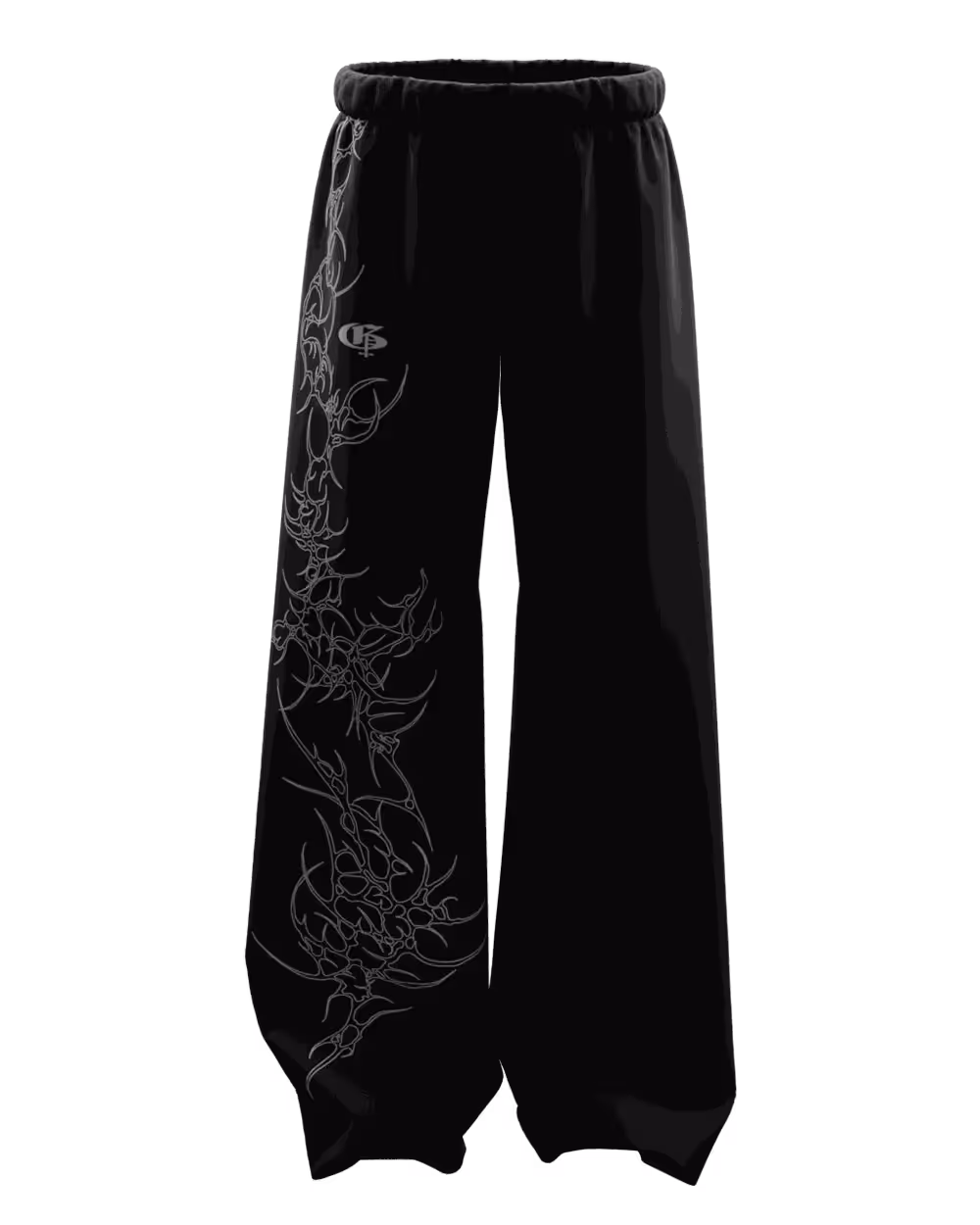 Xyden Black Baggy Pants image 1
